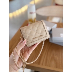 Ví CK mini trần trám kèm dây đeo [full box][HÀNG SẴN]H366
