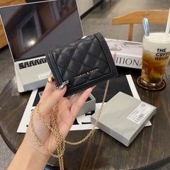 Ví CK mini trần trám kèm dây đeo [full box][HÀNG SẴN]H366
