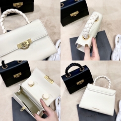 Túi cê ka quai xoắn size 22 da trơn xuất dư[HÀNG SẴN]H309