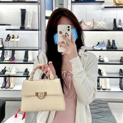 Túi cê ka quai xoắn size 22 da trơn xuất dư[HÀNG SẴN]H309