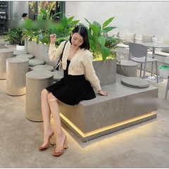 Guốc Za.Ra Mica Nâu Đế Trong Siêu Tôn Dáng [HÀNG SẴN-lùi 1 sz]H367