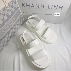Sandal quai ngang đế bằng CK [Full Box] xuất dư Lùi 1 sz[ Sẵn]H330