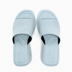 Dép Sandal Cao Gót Denim Xanh Dương Zar [Full box][Hàng Đẹp]H322