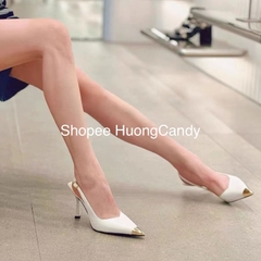 Giày cao gót CKa mũi kim loại nhọn Cao 9cm[ Sẵn]H275