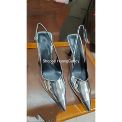 Giày cao gót CKa mũi kim loại nhọn Cao 9cm[ Sẵn]H275