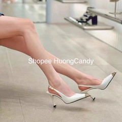 Giày cao gót CKa mũi kim loại nhọn Cao 9cm[ Sẵn]H275