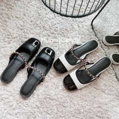 Giày sục búp bê cnk quai ngang xích[FULLBOX-lùi 1sz](sẵn)H269