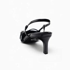 Giày sandal ZR mũi nhọn Dây ngang phối khoáH264