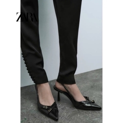Giày Sandal ZR quai mảnh chéo chữ X hở gót[FULL BOX]H245