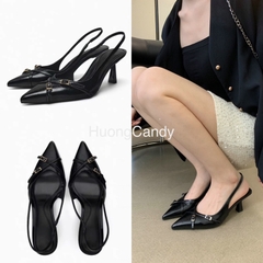 Giày Sandal ZR quai mảnh chéo chữ X hở gót[FULL BOX]H245