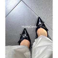 Giày Sandal ZR quai mảnh chéo chữ X hở gót[FULL BOX]H245