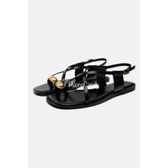 Sandal Xỏ ngón ZR đính kim loại FULLBOX(sẵn-lùi 1 sz)H237