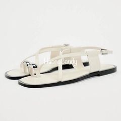 Sandal Xỏ ngón ZR đính kim loại FULLBOX(sẵn-lùi 1 sz)H237