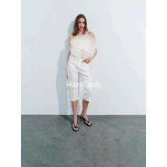 Sandal ZR dây mảnh xỏ ngón đính nơ FULLBOXH221