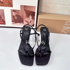 Sandal ZR dây mảnh xỏ ngón đính nơ FULLBOXH221