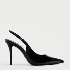 Giày Zr Slingback trơn mũi nhọn ( Hàng sẵn) lùi 1 szH216
