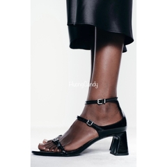 Sandal ZR 3 quai mảnh đen cài FULLBOX(hàng sẵn)H175