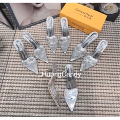 Guốc Trong GYY mix đá gém 7cm FULLBOX(hàng sẵn)H191