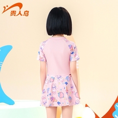 Váy bơi thỏ hồng size đại bé gái (Sẵn)H75