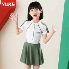 Váy bơi size đại thân kẻ trám cho bé gáiH53