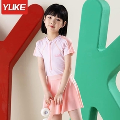 Váy bơi size đại thân kẻ trám cho bé gáiH53