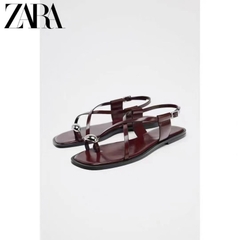 (lùi 1sz-sẵn) Sandal ZR đỏ metal FULLBOXH58