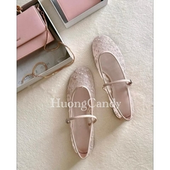 Giày bệt CK tiểu thư hồng kem FullboxH41
