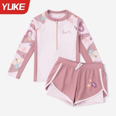 Bộ Bơi YLike dài tay Nàng tiên cá bé gái(Sẵn)H72