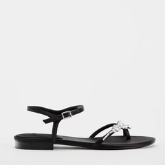 (Lùi 1sz-SẴN) Sandal ZR dây đá trắng chéo FULLBOXH68
