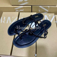 (chân mảnh lùi 2sz)Sandal ZR xỏ ngón khuy vàng Fullbox(sẵn)H69