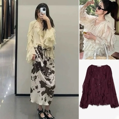 Áo Sơ mi Z bèo nhún(sẵn)H33