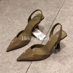 (lùi 1sz-sẵn) Giày Z hạt nhỏ bling bling FULLBOX H08