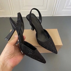 (lùi 1sz-sẵn) Giày Z hạt nhỏ bling bling FULLBOX H08