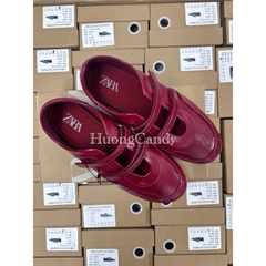 Giày Thể Thao ZR  da Pu hai quai ngang dán FULLBOX(sẵn)H13