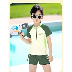 Bộ Bơi Bé Trai lớn tông vàng xanh hàng hãng (sẵn) H417