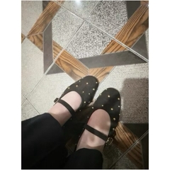Giày Búp Bê Z Đinh tán vàng tròn FULLBOX(sẵn)H399
