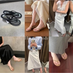 Guốc Xỏ Ngón Z nâu tây FULLBOX(sẵn)(lui 1 sz)H428/8823/T1.4+5