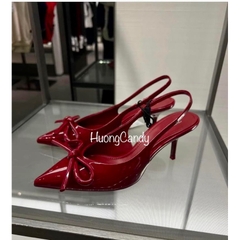 Giày ZR 1 nơ red FULLBOX(hàng sẵn)H181