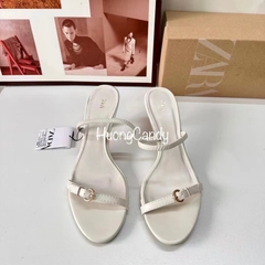 Sandal ZR dây mảnh khoá trắng FULLBOX(lùi 1sz-sẵn hàng)H176
