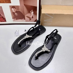Dép ZR bệt xỏ ngón Hạt đá Fullbox(lùi 2sz-hàng sẵn)H184