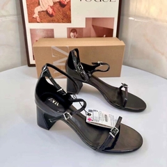 Sandal ZR 3 quai mảnh đen cài FULLBOX(hàng sẵn)H175