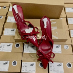 Giày ZR 1 nơ red FULLBOX(hàng sẵn)H181