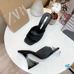 Guốc ZR gót loe 9cm FULLBOX( hàng sẵn)H155