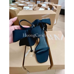 (sẵn-lùi 1sz) Guốc zr nơ gót chân fullboxH63