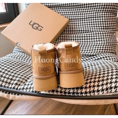 Bốt UGG cổ thấp da lộn QCCC fullbox (nên tăng sz-sẵn hàng)H124