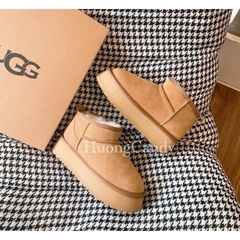 Bốt UGG cổ thấp da lộn QCCC fullbox (nên tăng sz-sẵn hàng)H124