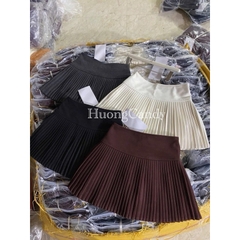 Chân váy dập ly dạ nhỏ QCCC chất đẹp dày dặn ( sẵn)H115