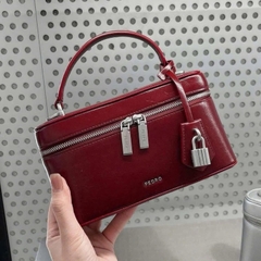 Túi P 20cm đỏ/đen xuất dư[ Sẵn]H100