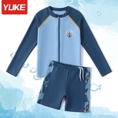 Bộ Bơi YL bé trai size đại Phối Khoá giữa chống nắng QCCCH87