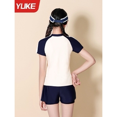 Bộ Bơi bé gái lớn Ylike màu hồngH83